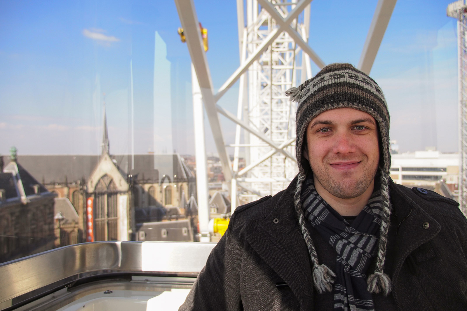 High up in Amsterdam. Photo by Meaghan O'Brien